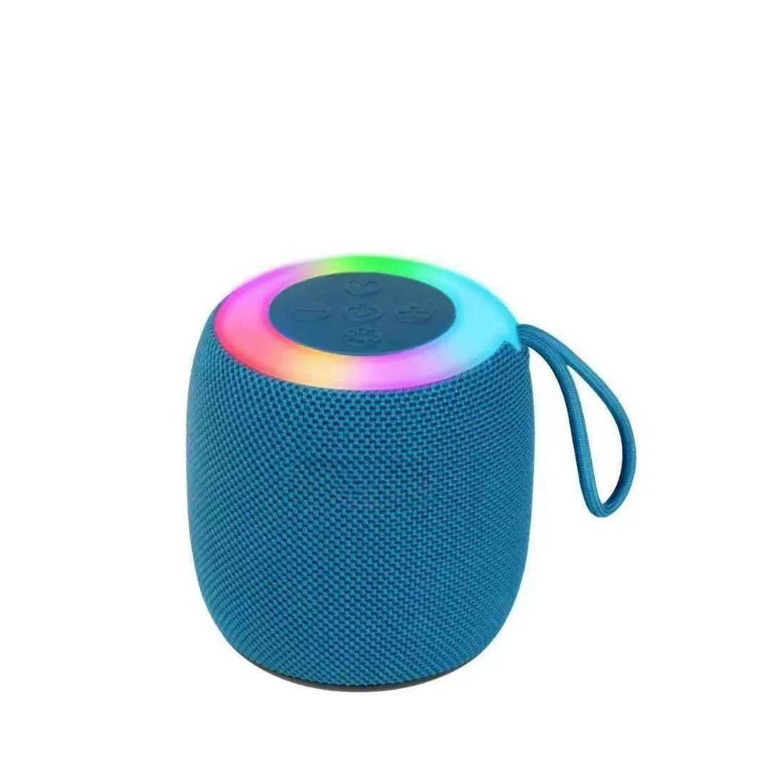 Coluna Bluetooth Super Bass com Luz Ambiente RGB