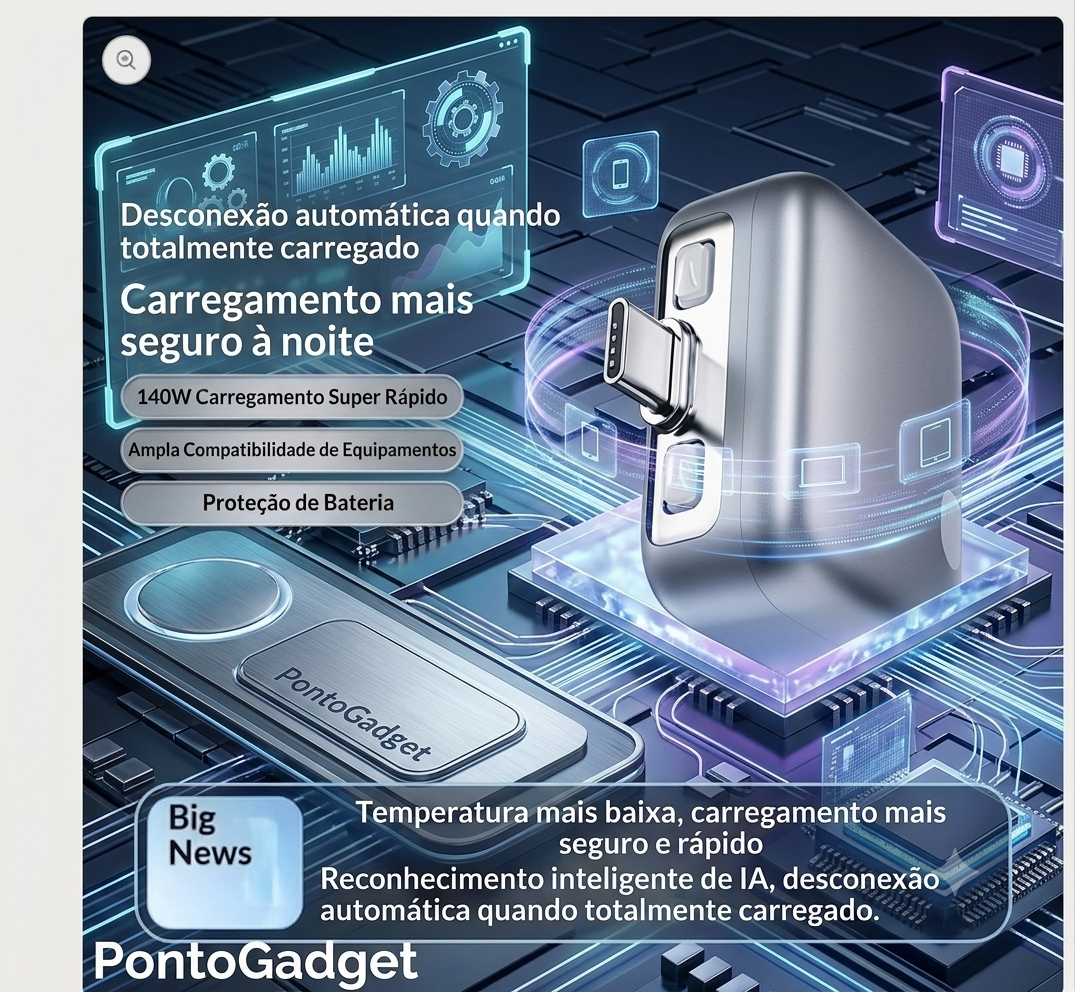 Carregador  com desligamento automático