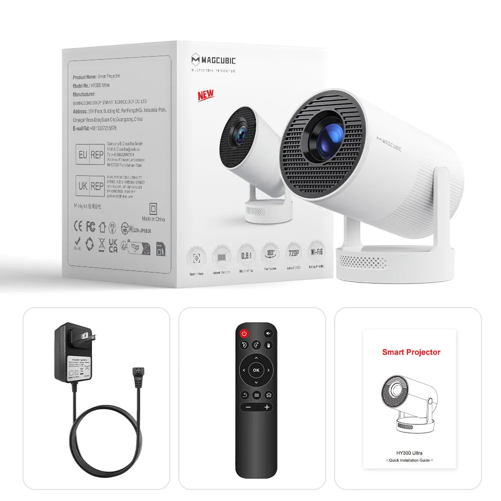 Projetor Smart Cinema Portátil - Magcubic HY300 Ultra